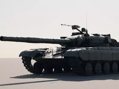 T-64 Main Battle Tank 3D model purchase