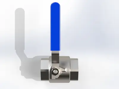 INCH  MANUAL BALL VALVE 3D model
