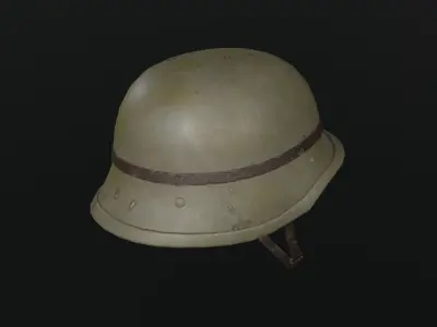 German Helmet  Free low-poly 3D model