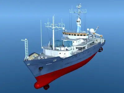 RV Knorr 3D model