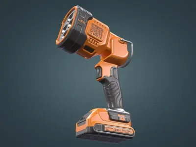 Spotlight Low-poly 3D model purchase