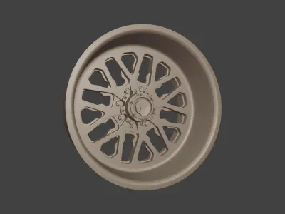 Fuel Forged FF45 wheel 3D print model
