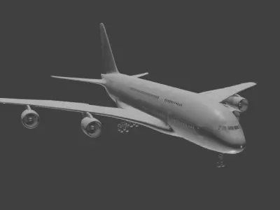 Airbus A380 3D model purchase