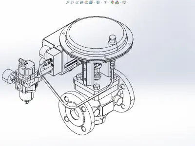 Siemens Solenoid Valve High Quality 3D Model free download 3D model