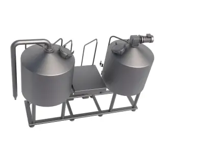 Brewery Fermentation Tank 3D model purchase