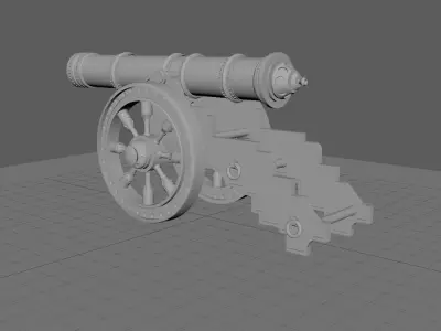 Cannon 3D 3D model