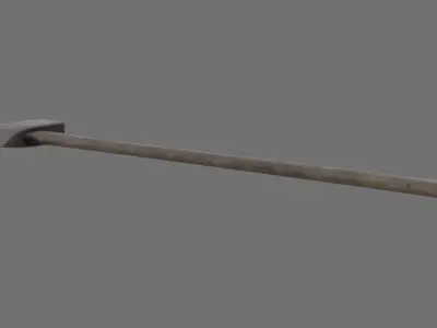 Axe 2B Low-poly 3D model