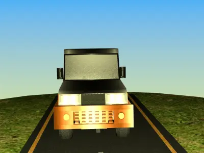 Indian Jeep Model Type 4 Free low-poly 3D model