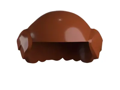 Custom3Dprint Minifigure Accessory - Minifigure Hair S2 - 026 3D print model