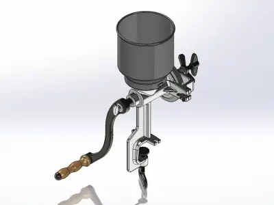 3D model of a Hand Grinder Free 3D model