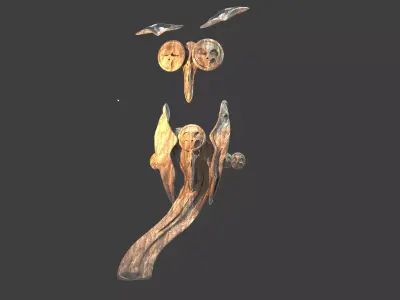 Macabra skeleton armour 3D model