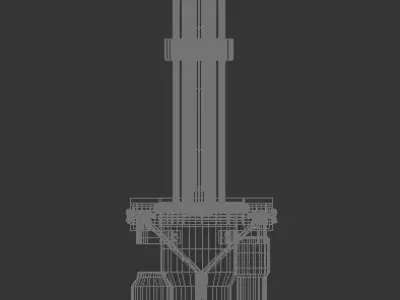 Classic Army M134-A2 CO2HPA Minigun Low-poly 3D model