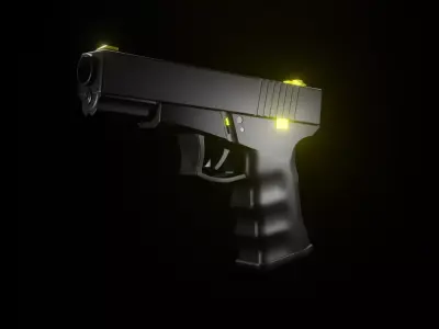 Fictional Pistol 3D model
