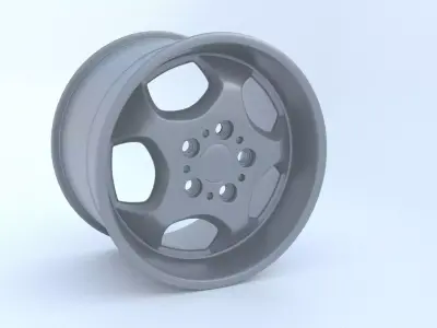 M Contour alloy rim 3D model