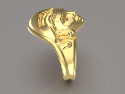 The ring of the goddess Athena 3D printable model 3D print model