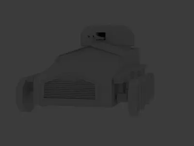 Armored Attack Car 3D model