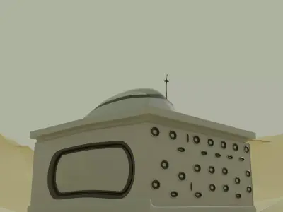 SciFi Tatooine Inspired House 3D model