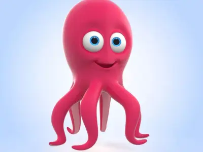 Octopus 3D model