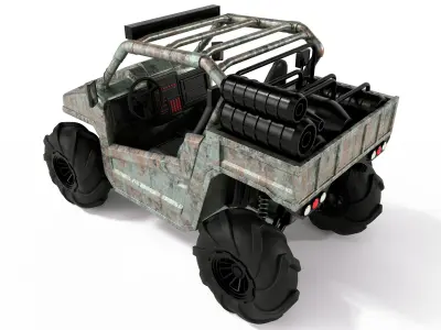 Amphibious ATV 3D model buy