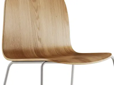 Muuto Visu Wide Chair Sled Base 3D model