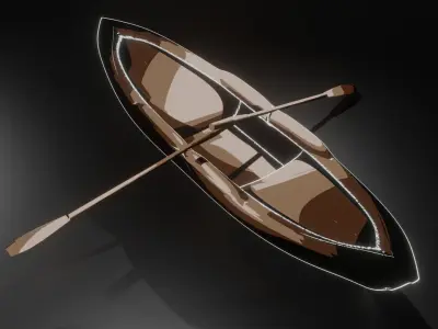 Canoe Free 3D model