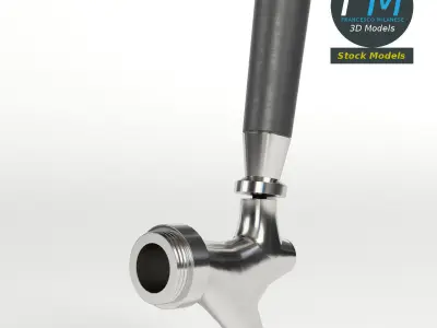 Beer tap faucet 2 3D model