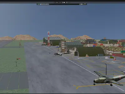 Military Air Base Free 3D model