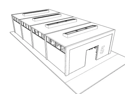 ABANDONED WAREHOUSE 2 3D model