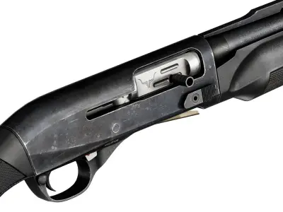 BENELLI M2 SHOTGUN Low-poly 3D model