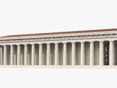 Greek Temple Parthenon 3D model
