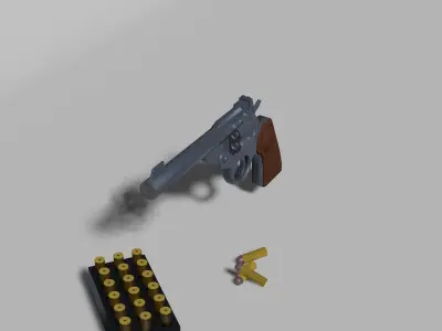 Revolver 3D model 15