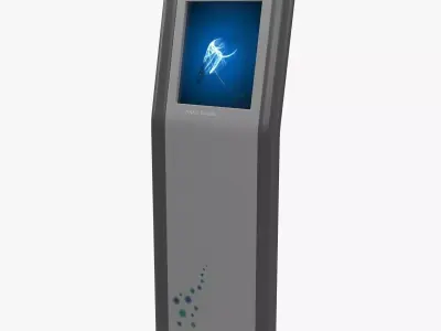 Electronic Kiosk 3D model