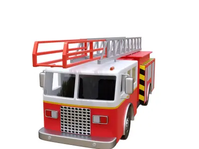 Fire Truck 3D model buy