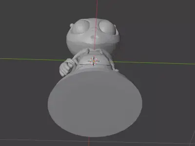Alien Hoodie Collectible Figurine for Resin Printing Free 3D print model