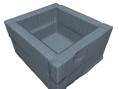 Box Middle Poly 3D model