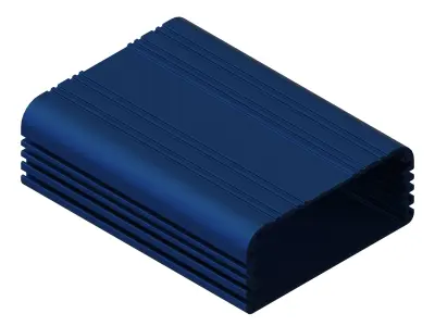 Aluminum Extruded Instrument Case MOD AL043e Low-poly 3D model