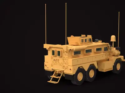 Cougar HE 6x6 MRAP 3D model