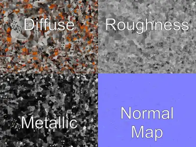 Abandoned Factory Complex Urban Decay model pack Low-poly 3D model