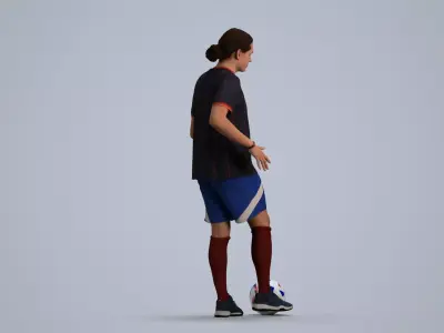 00497Mateo003 - Adult Caucasian male exercising in athletic 3D model