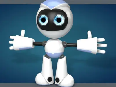Simple Robot 3D model