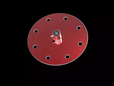 Bush Wheel Free 3D model