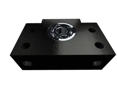 The bearing housings of the BF10 3D model