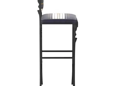 BAR STOOL ENGRENAGE 3D model