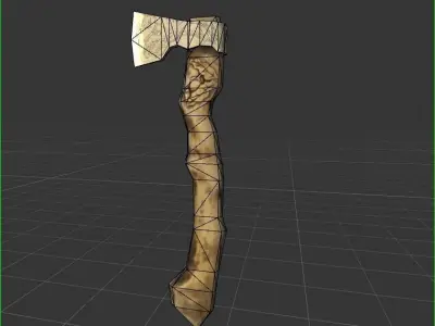 Axe-01 axe Low-poly 3D model