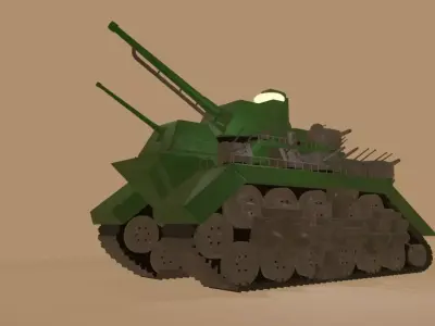 Super Heavy Tank 3D model