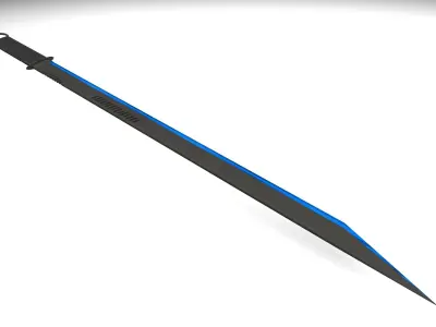 Sword Free low-poly 3D model 10