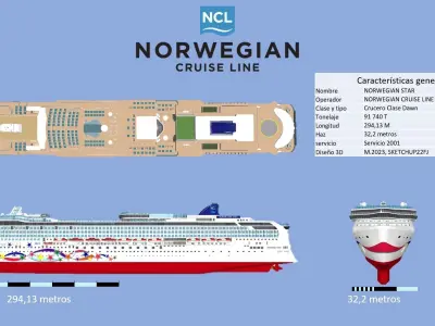 NORWEGIAN STAR 3D model