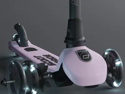 Kick scooter scoot and ride highwaykick 3 3D model