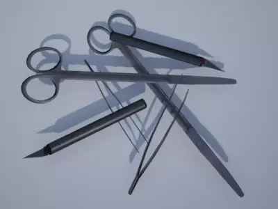 Med Tools - Inspired by Tarkov Free 3D model