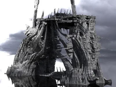 Colossal Titan Entranceway  3D model